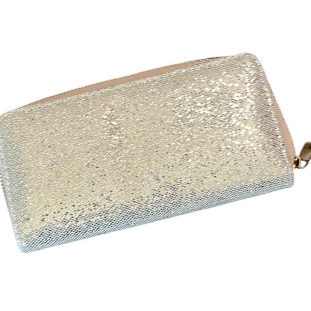 Wallet Gold Glitter Shimmer Like New